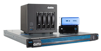 An assortment of backup and continuity products from Datto.